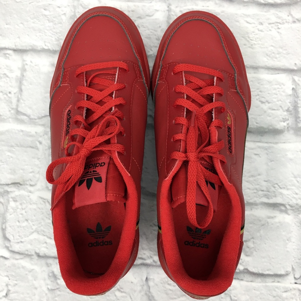 Adidas continental 80 shoes, scarlet size 7